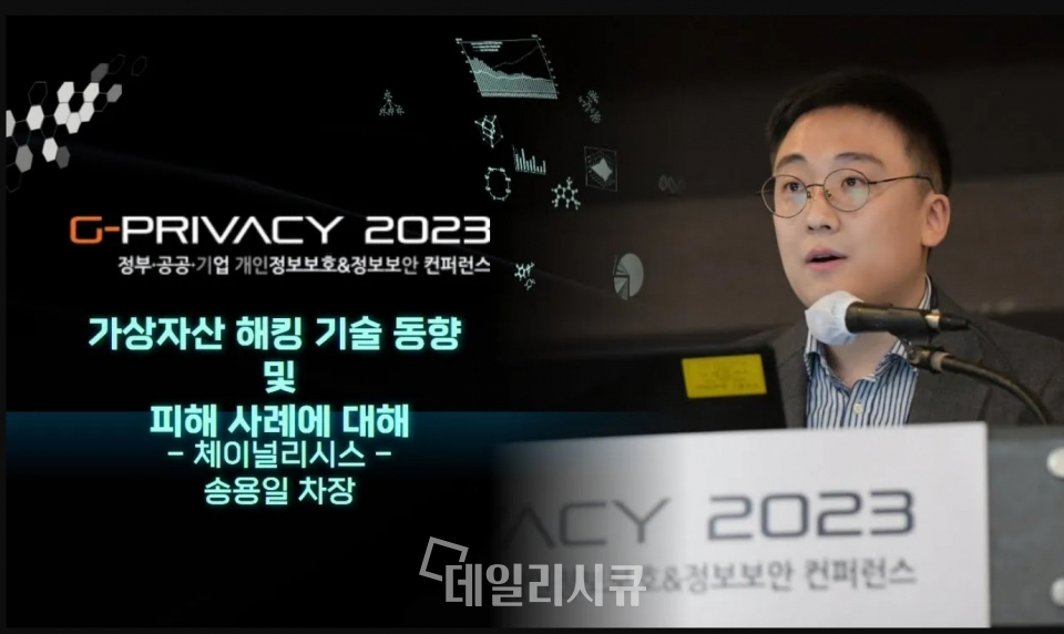 G-PRIVACY 2023 체이널리시스 송용일 차장.